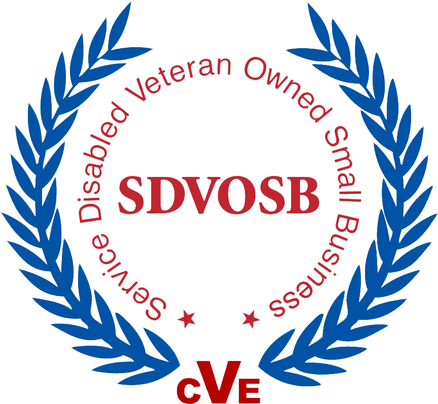 Logo for service disabled veteran owned small business SDVOSB